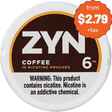 ZYN 6mg Coffee Nicotine Pouches