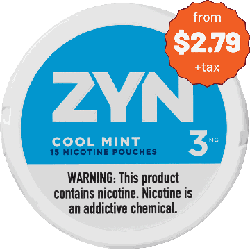 ZYN Cool Mint 3MG Nicotine Pouches