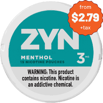 ZYN Menthol 3MG Nicotine Pouches