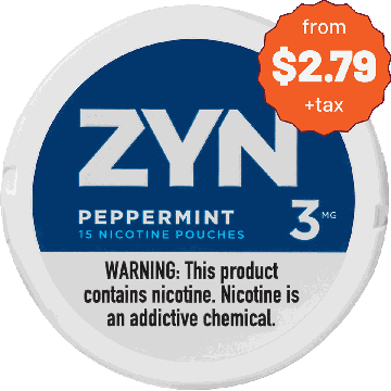 ZYN Peppermint 3MG Nicotine Pouches