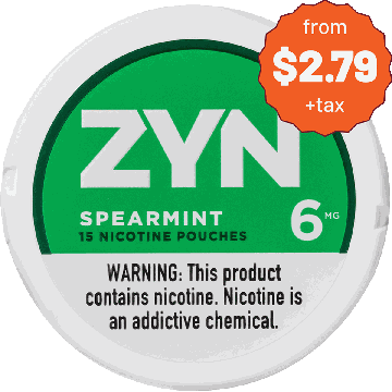 ZYN Spearmint 6MG Nicotine Pouches