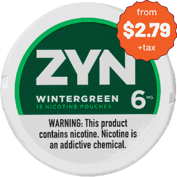 ZYN Wintergreen 6MG Nicotine Pouches