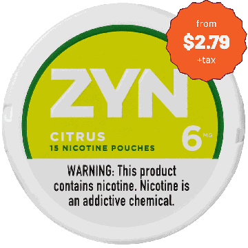 ZYN 6mg Citrus Nicotine Pouches