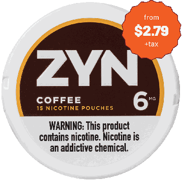 ZYN 6mg Coffee Nicotine Pouches