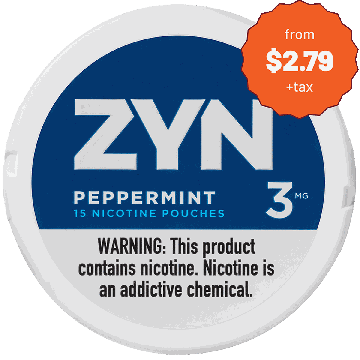 ZYN Peppermint 3MG Nicotine Pouches