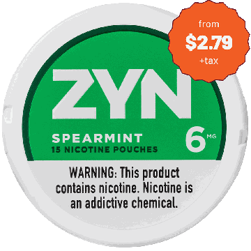 ZYN Spearmint 6MG Nicotine Pouches