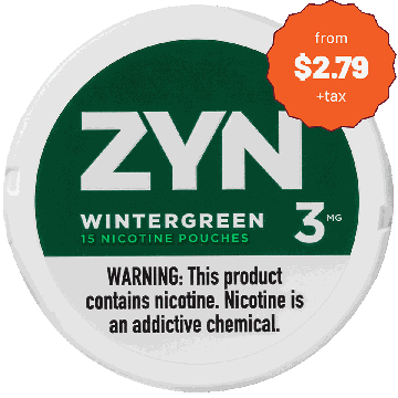 ZYN Wintergreen 3MG Nicotine Pouches