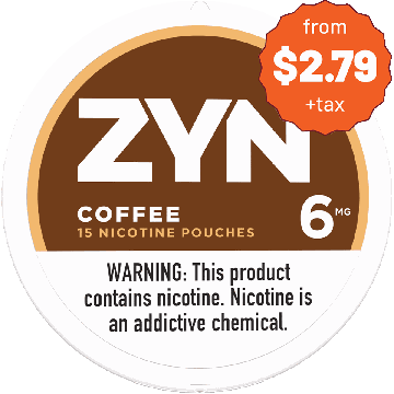 ZYN 6mg Coffee Nicotine Pouches