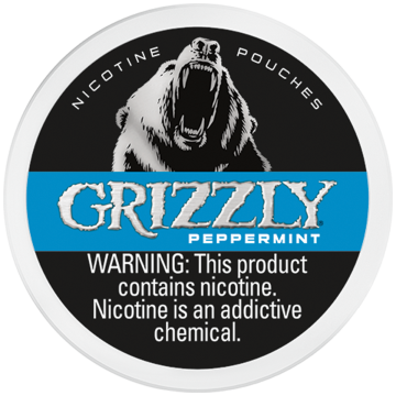 Grizzly Peppermint 7MG Nicotine Pouches