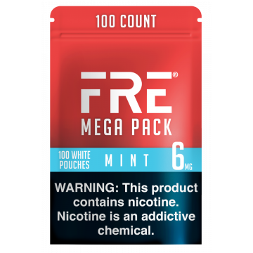 FRE Mint Mega Pack 6MG Nicotine Pouches - Bundle