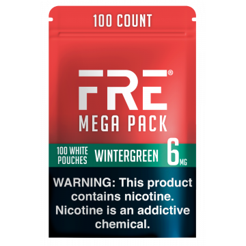 FRE Wintergreen Mega Pack 6MG Nicotine Pouches - Bundle