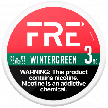 FRE Wintergreen 3MG Nicotine Pouches
