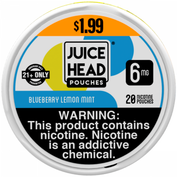 Juice Head Pouches Blueberry Lemon Mint 6MG $1.99