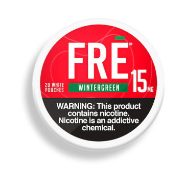 FRE Wintergreen 15MG Nicotine Pouches