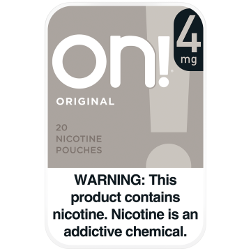 on! 4mg Original Nicotine Pouches