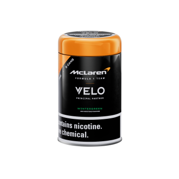 Velo x McLaren Formula 1 Limited Edition Tin - Wintergreen 7mg - bundled