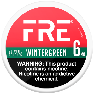 FRE Wintergreen 6MG Nicotine Pouches