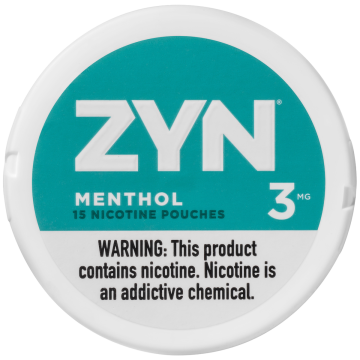 ZYN Menthol 3MG Nicotine Pouches