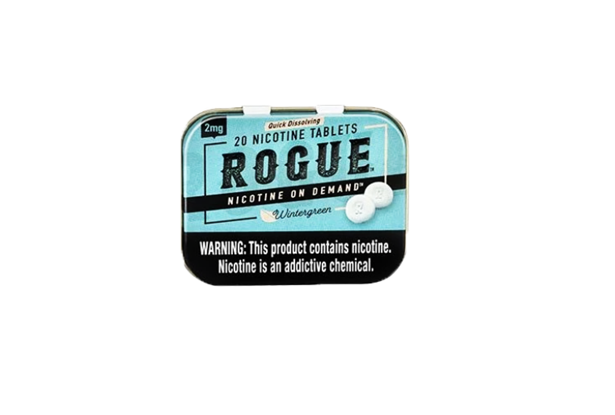 cigarette snowstorm tablets Nicorette Lozenge, 4 mg, Coated Ice Mint Dissolves in water Rogue Wintergreen 2mg Nicotine Tablets