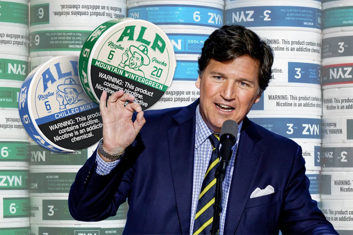 Tucker Carlson Launches ALP Nicotine Pouches