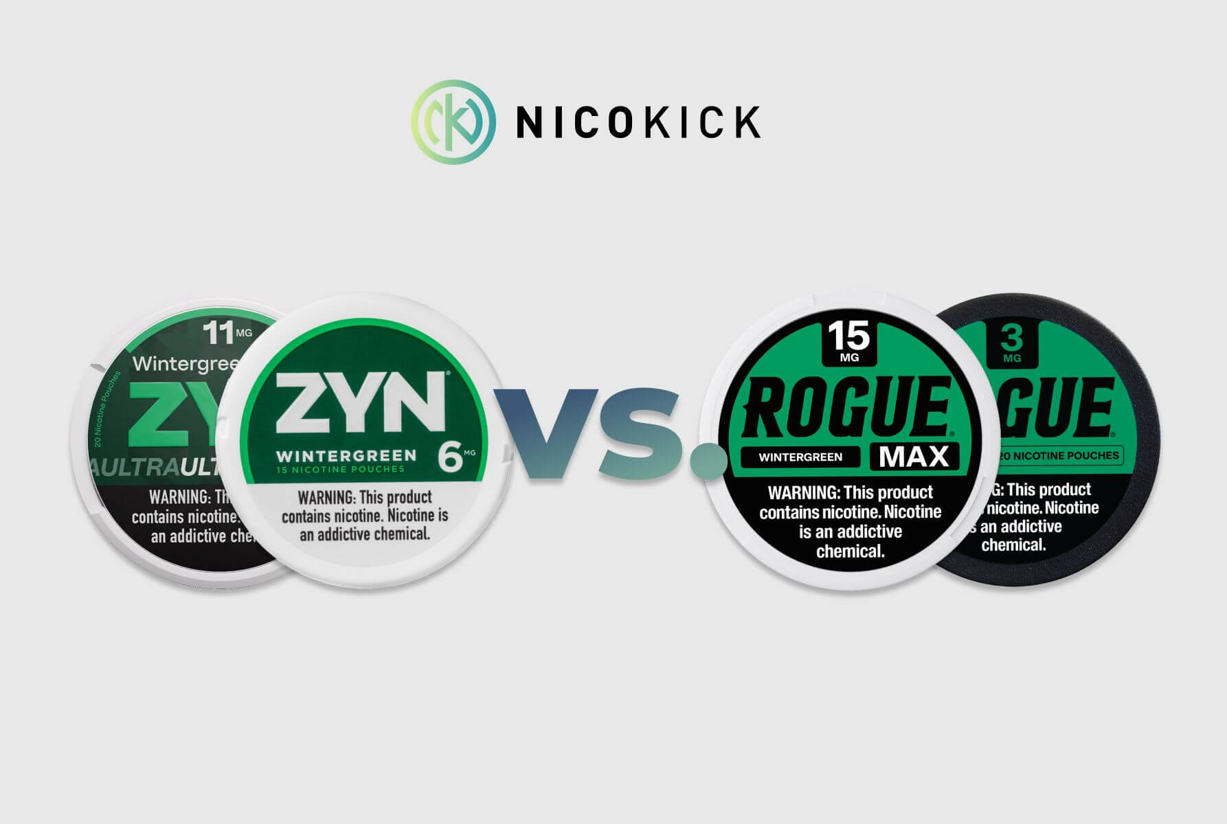 ZYN vs Rogue: Comparing Nicotine Pouches