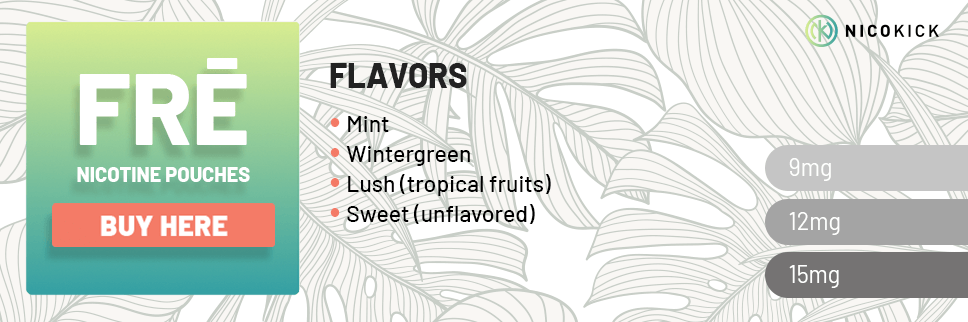 All FRE pouches Flavors