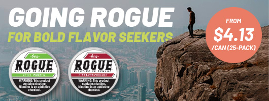 Rogue Nicotine Pouches Banner