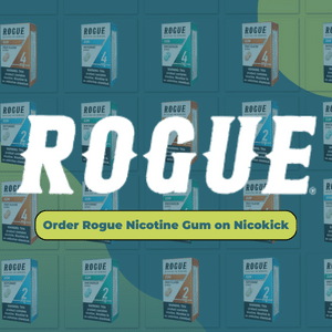 Buy Rogue Nicotine Gum Online - Order on Nicokick for Competitive Rogue Gum Prices