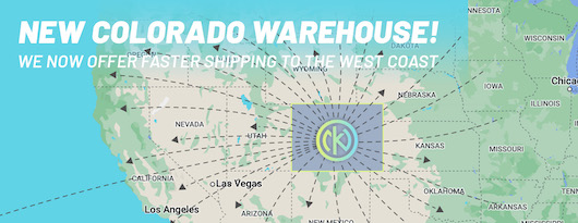 New Colorado Warehouse | Faster Shipping to the West Coast