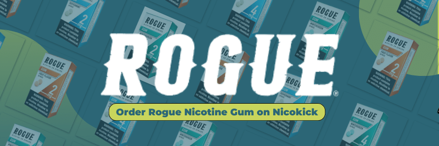 Buy Rogue Nicotine Gum Online - Order on Nicokick for Competitive Rogue Gum Prices