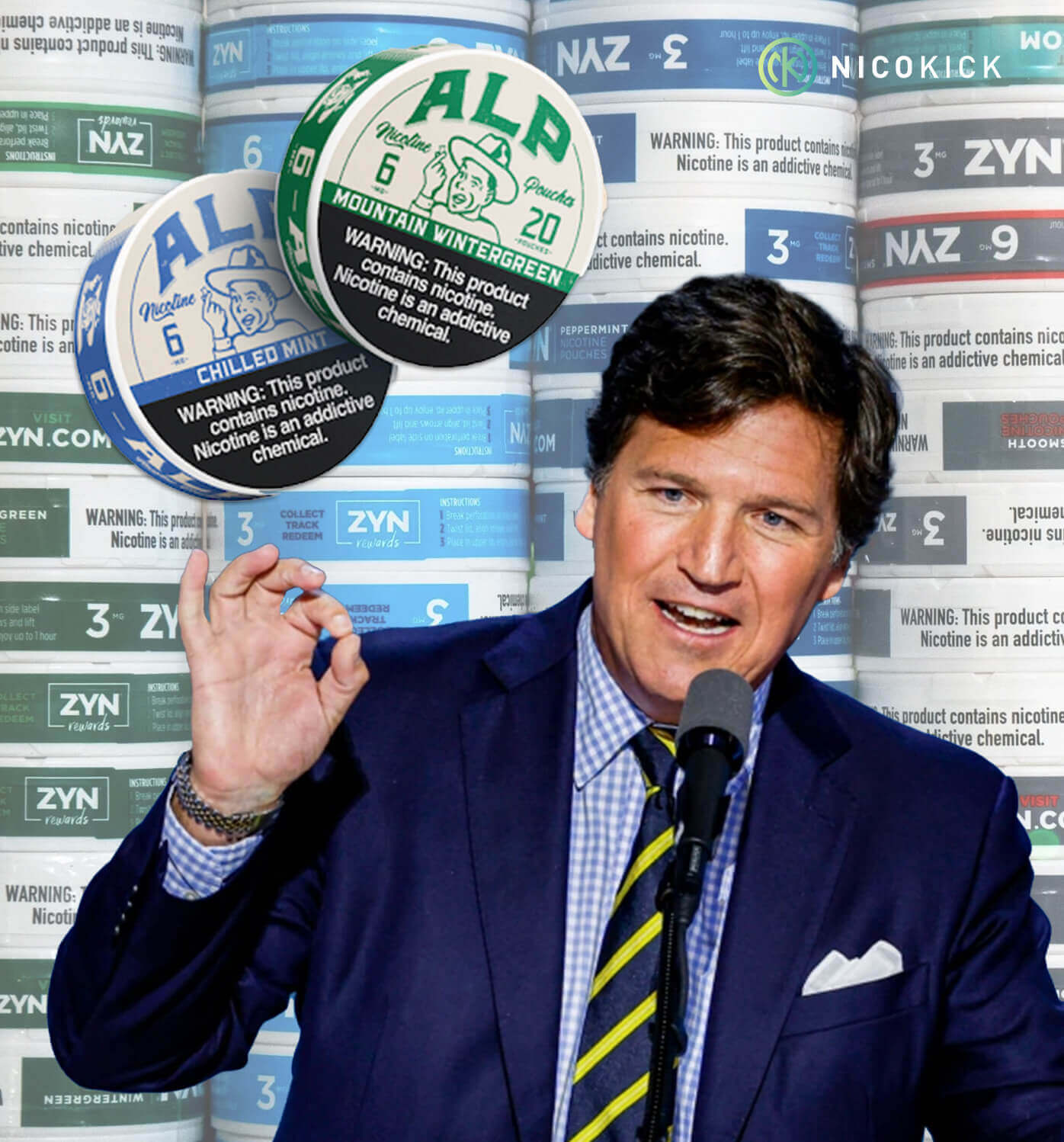 Tucker Carlson Launches ALP to Challenge ZYN