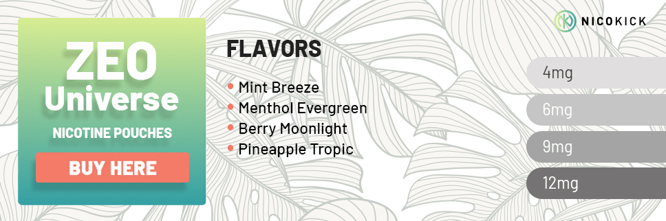 ZEO Universe nicotine pouch flavors