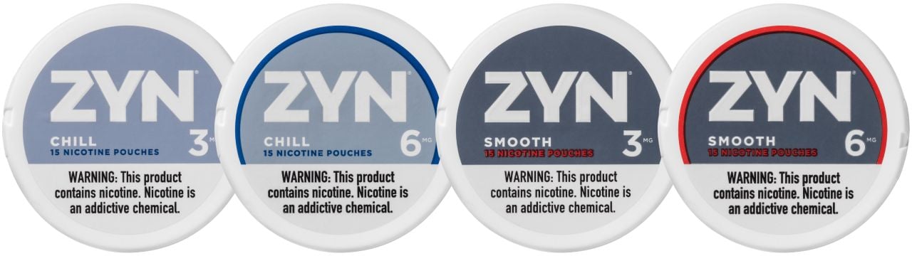 ZYN Strengths: 3mg & 6mg