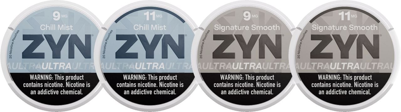 ZYN Ultra Strengths: 9mg & 11mg