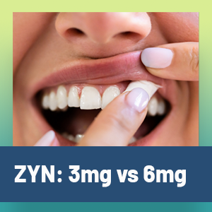 ZYN 3 vs 6 - ZYN Nicotine Strengths